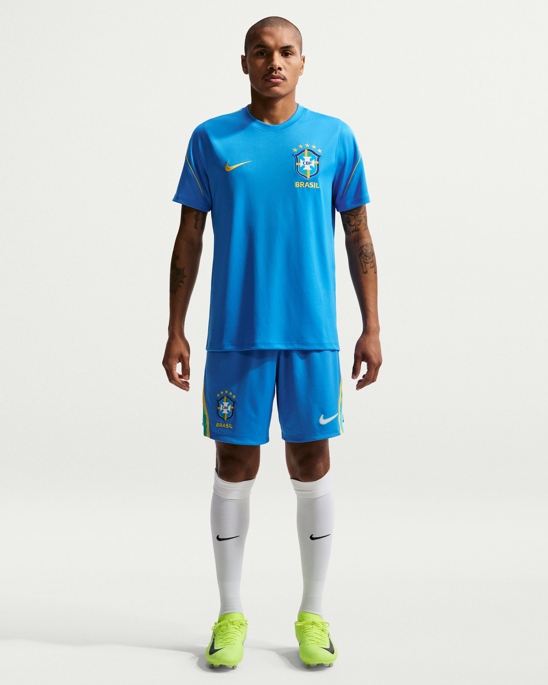 Brazil 2026 Stadium Home Men's Nike Dri-FIT Soccer Replica Shorts
